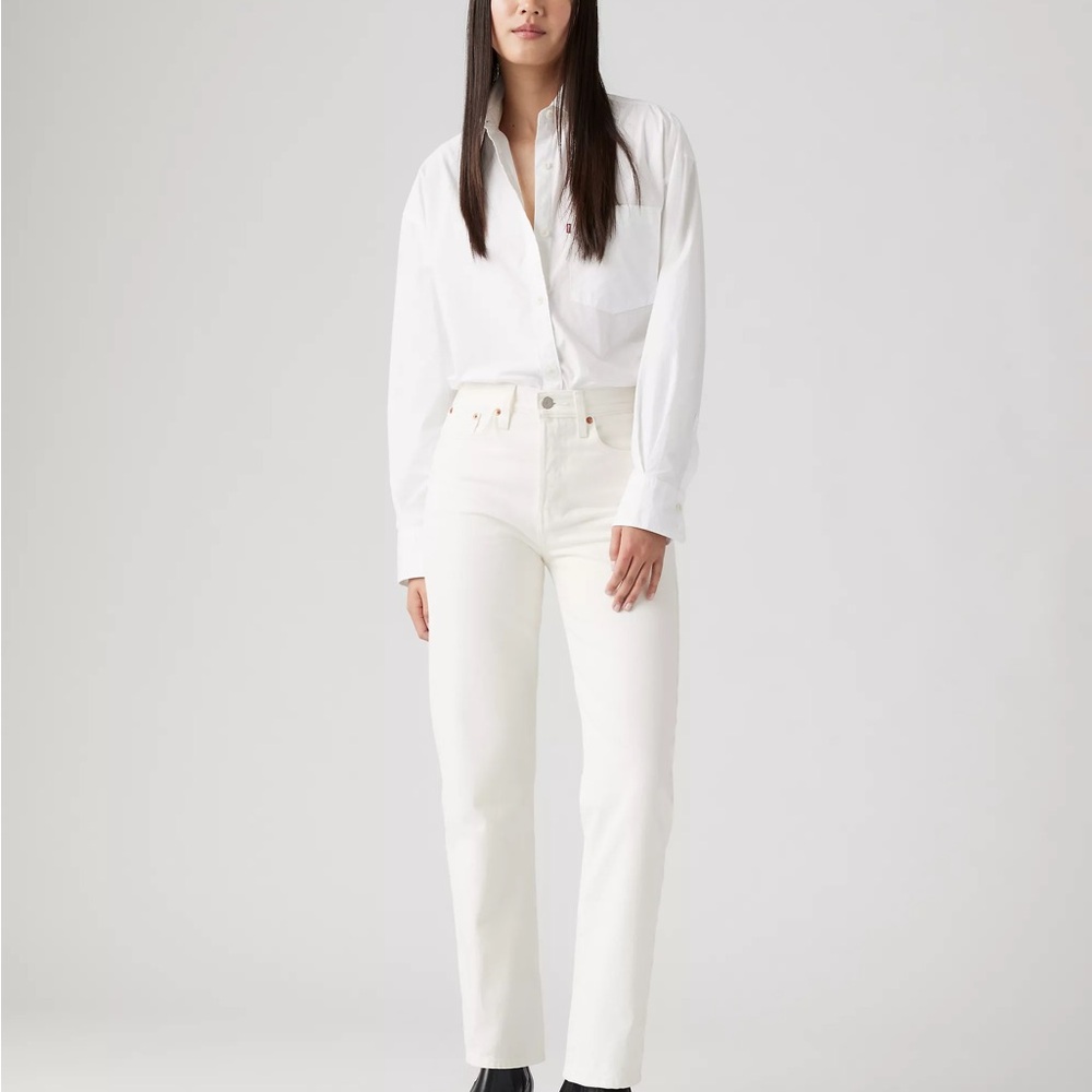 Levi’s Wedgie Straight Jeans - white